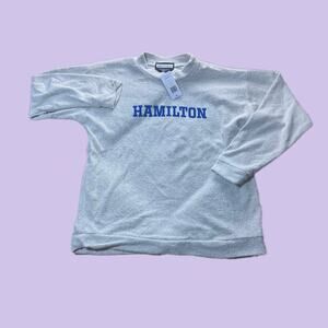 New Hamilton Sweatshirt Woolly Threads Men Terrycloth Made in USA